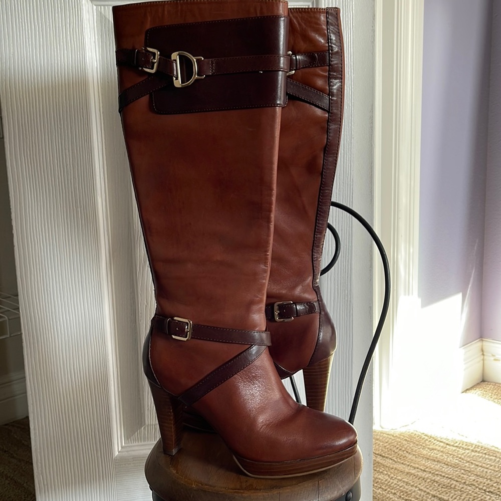Stunning Cole Haan Poppy Bit knee-high boot
